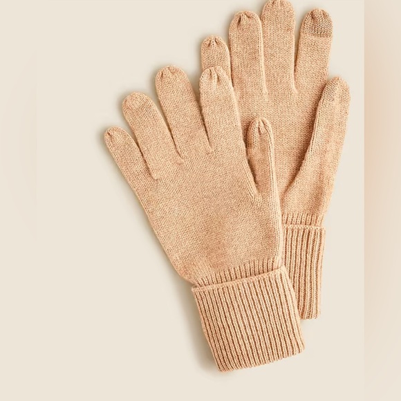 NWT JCrew Cashmere tech-touch gloves - Picture 1 of 1